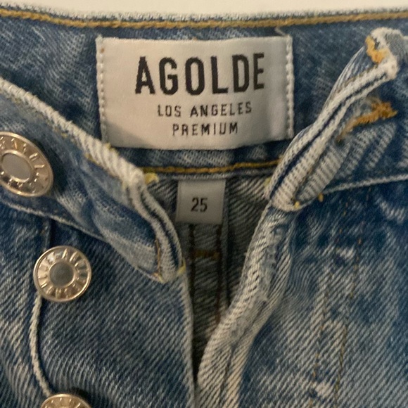 AGOLDE Parker High Wasited Jean Shorts - Picture 13 of 15